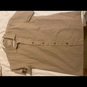 Rhythm Cuban striped button up t shirt